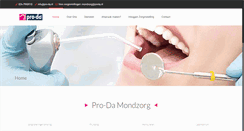 Desktop Screenshot of pro-da.nl